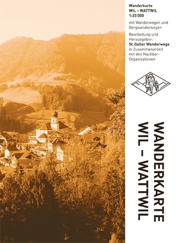 Wanderkarte Wil - Wattwil